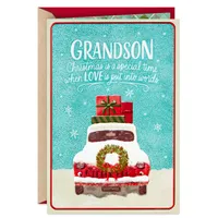 Grandson, Many Special Memories You've Given Me Christmas Card for only USD 4.99 | Hallmark