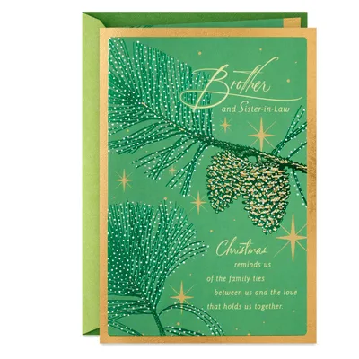 Family Ties Christmas Card for Brother and Sister-and-Law for only USD 5.59 | Hallmark