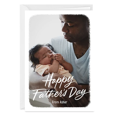 Personalized White Frame Father’s Day Photo Card for only USD 4.99 | Hallmark