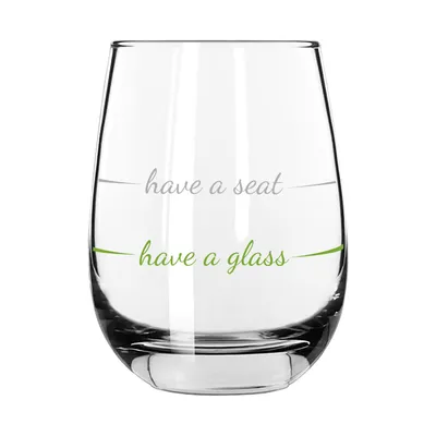 Have a Glass Have a Seat Stemless Wine Glass, 16 oz. for only USD 12.99 | Hallmark