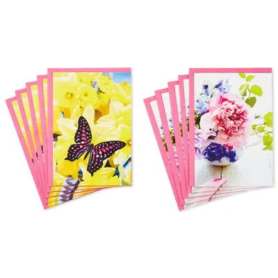 Spring Flowers Assorted Blank Cards, Pack of 10 for only USD 7.99 | Hallmark