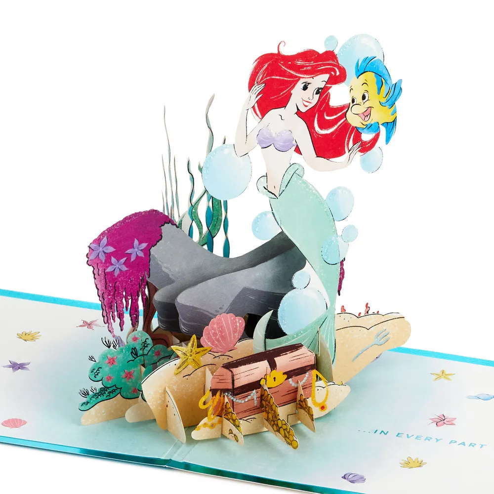 Disney The Little Mermaid Wishing You Happiness 3D Pop-Up Card for only USD 14.99 | Hallmark