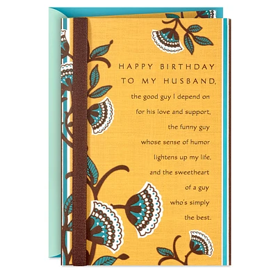 To the Good Guy I Depend On Romantic Birthday Card for Husband for only USD 6.99 | Hallmark