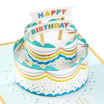 Celebrating You Cake 3D Pop-Up Birthday Card for only USD 12.99 | Hallmark