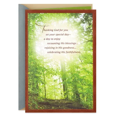 Celebrate All That God Has Given You Religious Birthday Card for only USD 4.59 | Hallmark