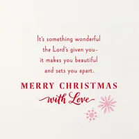 For a Much-Loved Granddaughter Religious Christmas Card for only USD 3.99 | Hallmark