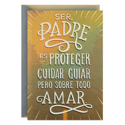 Best Wishes Spanish-Language Father's Day Card for only USD 3.99 | Hallmark