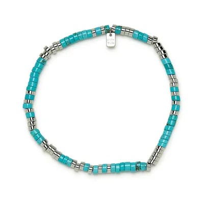 Pura Vida Turquoise Bead Stretch Anklet for only USD 24.00 | Hallmark