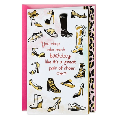 Putting Your Best Foot Forward Birthday Card for only USD 4.99 | Hallmark