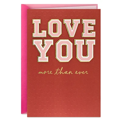 Love You More than Ever Romantic Valentine's Day Card for Her for only USD 9.99 | Hallmark