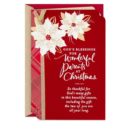 God's Many Gifts Religious Christmas Card for Parents for only USD 5.99 | Hallmark