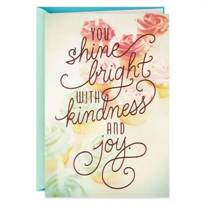 Cupcakes You Shine Bright Birthday Card for Her for only USD 3.99 | Hallmark