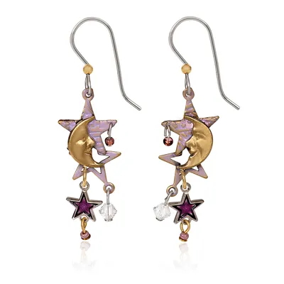 Silver Forest Celestial Cascade Mixed Metal Drop Earrings for only USD 24.00 | Hallmark