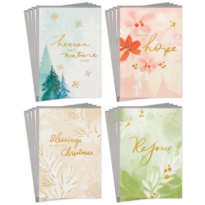 Season of Hope and Beauty Boxed Christmas Cards Assortment, Pack of 16 for only USD 10.99 | Hallmark