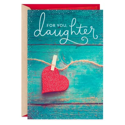 Unique and Beautiful Valentine's Day Card for Daughter for only USD 3.99 | Hallmark