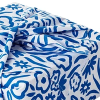 26" Blue Floral Fabric Gift Wrap for only USD 12.99 | Hallmark