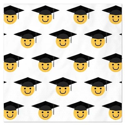 Smiley Faces in Grad Caps Graduation Cocktail Napkins, Pack of 20 for only USD 4.49 | Hallmark