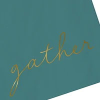 Jade Green "Gather" Cocktail Napkins, Set of 16 for only USD 4.49 | Hallmark