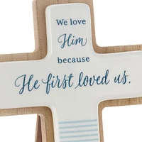 DaySpring Wood and Ceramic Cross With Scripture for only USD 16.99 | Hallmark