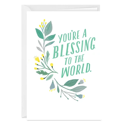 You're a Blessing to the World Folded Photo Card for only USD 4.99 | Hallmark