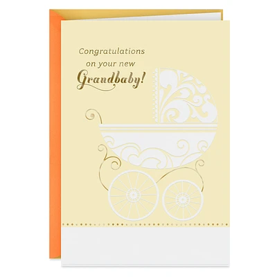 Baby Carriage New Baby Card for Grandparents for only USD 2.99 | Hallmark