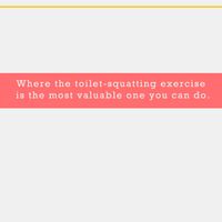 Toilet-Squatting Yoga Funny Birthday Card