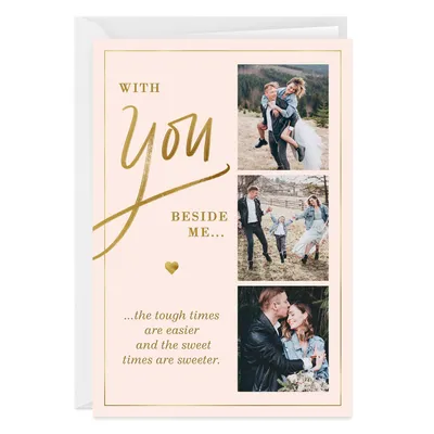 Personalized With You Beside Me Love Photo Card for only USD 4.99 | Hallmark