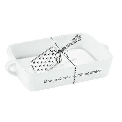 Mud Pie Mac and Cheese Dish With Grater, Set of 2 for only USD 39.99 | Hallmark