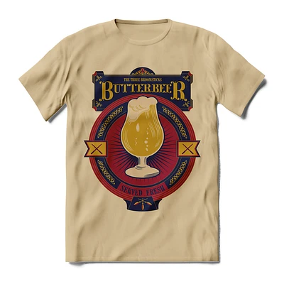 Brief Insanity Harry Potter Butterbeer Tan T-Shirt for only USD 27.99 | Hallmark