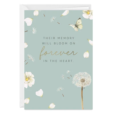 Marjolein Bastin Their Memory Will Bloom Forever Custom Sympathy Card for only USD 4.99 | Hallmark