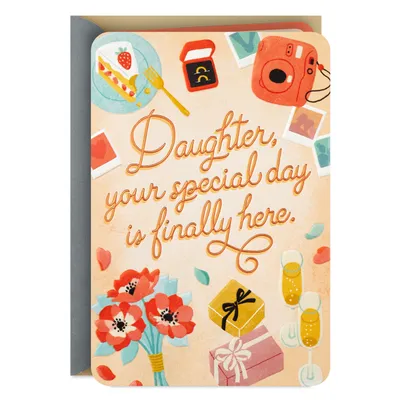 Your Special Day Is Here Wedding Card for Daughter for only USD 3.99 | Hallmark