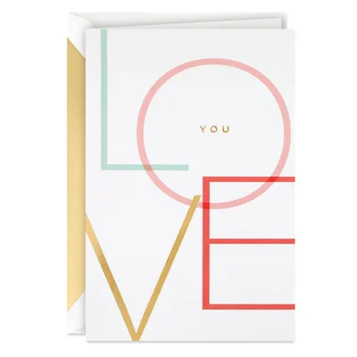 Love You So Much Love Card for only USD 5.99 | Hallmark