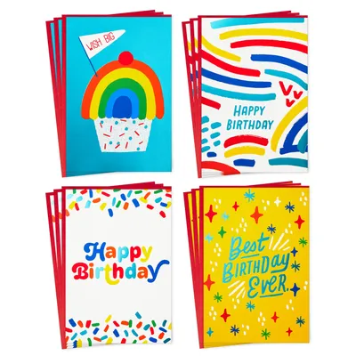 Bright Wishes Assorted Birthday Cards, Pack of 12 for only USD 7.99 | Hallmark