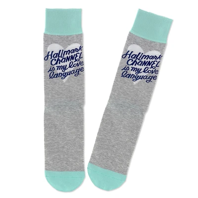 Hallmark Channel Is My Love Language Crew Socks for only USD 14.99 | Hallmark