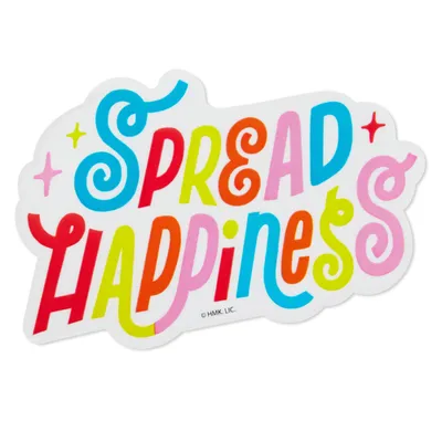 Spread Happiness Vinyl Decal for only USD 3.00 | Hallmark