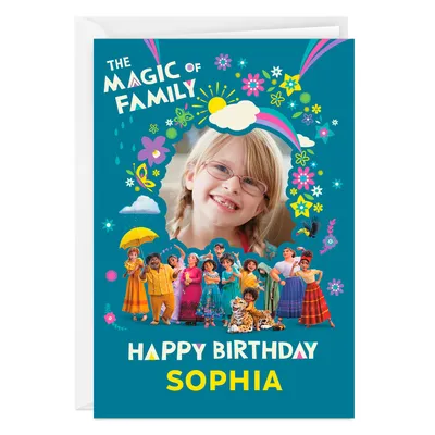 Personalized Disney Encanto Magic of Family Birthday Photo Card for only USD 4.99 | Hallmark