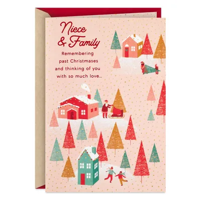 Love and Pride Christmas Card for Niece and Family for only USD 4.59 | Hallmark