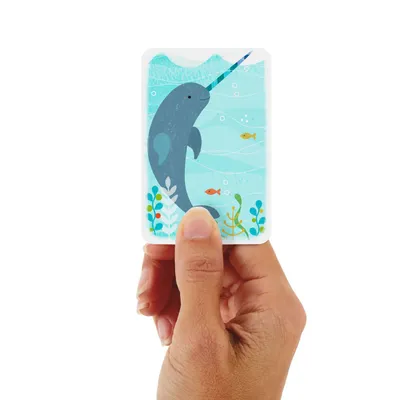 3.25" Mini Glad You Exist Narwhal Thinking of You Card for only USD 1.99 | Hallmark