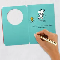 Peanuts® Snoopy Road to Recovery Happy Dance Get Well Card for only USD 4.99 | Hallmark