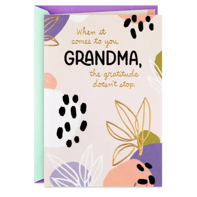 Gratitude and Love Mother's Day Card for Grandma for only USD 5.59 | Hallmark