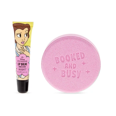 Mad Beauty Disney Princess Belle Bath Fizzer and Lip Balm Set for only USD 9.99 | Hallmark