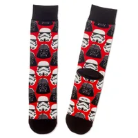 Star Wars™ Darth Vader™ and Stormtrooper™ Helmet Novelty Crew Socks for only USD 14.99 | Hallmark