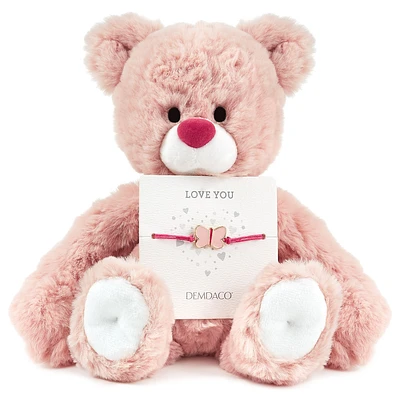 Demdaco Love You Bear Stuffed Animal With Butterfly Bracelet for only USD 18.99 | Hallmark