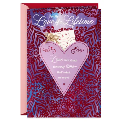 For My Love of a Lifetime Valentine's Day Card for only USD 6.99 | Hallmark