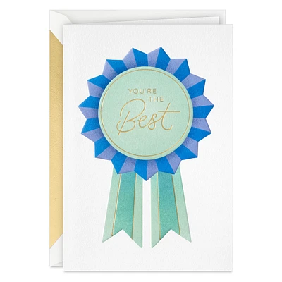 You're the Best Blue Ribbon Father's Day Card for only USD 5.99 | Hallmark