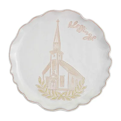 Mud Pie Church Blessing Fluted Platter for only USD 44.99 | Hallmark