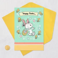 Peanuts® Snoopy Easter Bunny and Woodstock Easter Card for All for only USD 2.00 | Hallmark