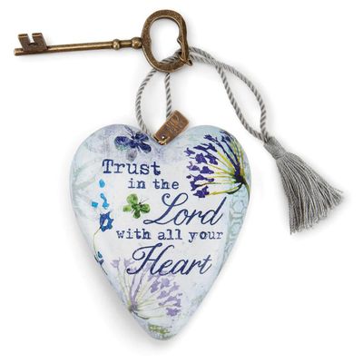 Trust in the Lord Art Heart Sculpture, 4" for only USD 19.99 | Hallmark