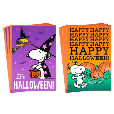 Peanuts® Snoopy Cute and Spooky Assorted Halloween Cards, Pack of 6 for only USD 5.99 | Hallmark