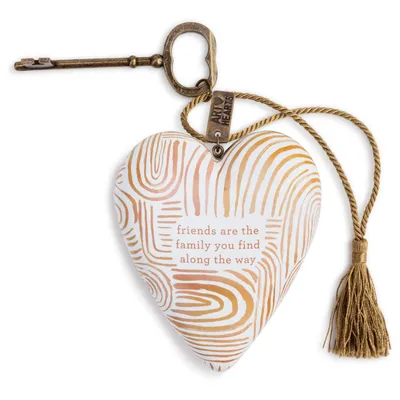 Friends Are Family Art Heart Sculpture, 3.5" for only USD 19.99 | Hallmark